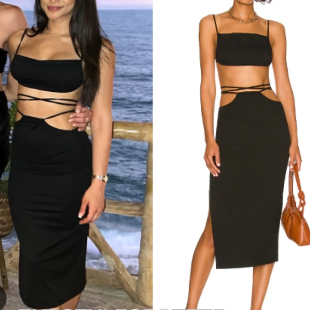 {WeWoreWhat} Brand New Cutout Midi Skirt